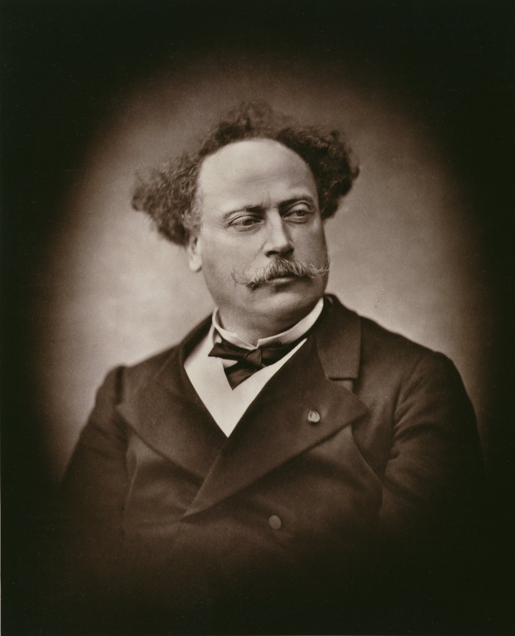 Alexandre Dumas Fils (1824-95), z Galerie Contemporaine, kolem 1874-78 od French Photographer
