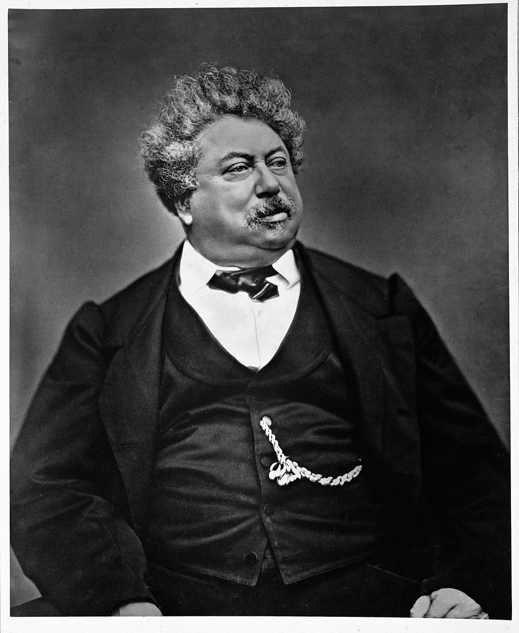 Alexandre Dumas pere (1802-70), z "Galerie Contemporaine", cca 1874-78 od French Photographer