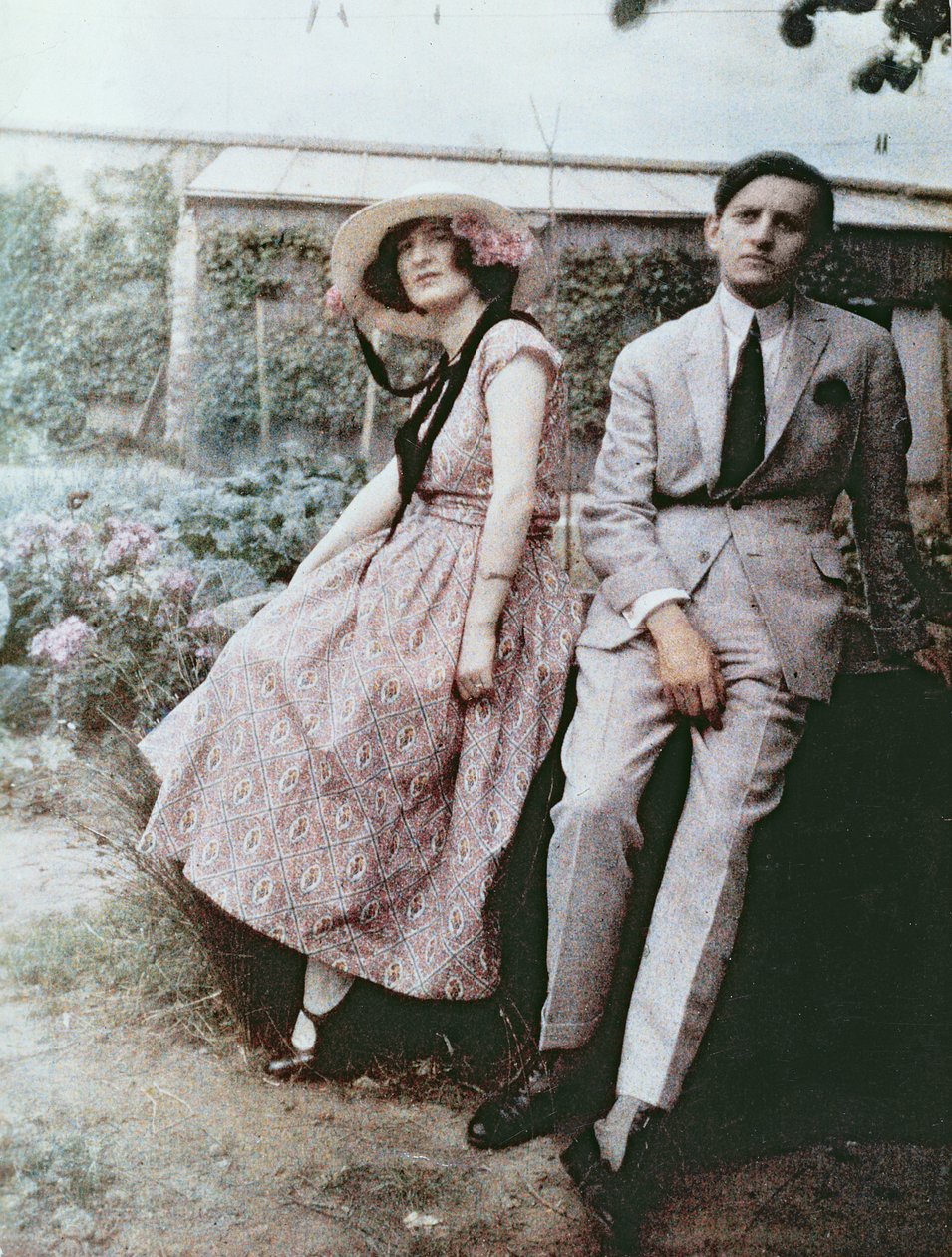 Andre Malraux se svou první manželkou Clarou Goldschmidt, 21. října 1921 od French Photographer