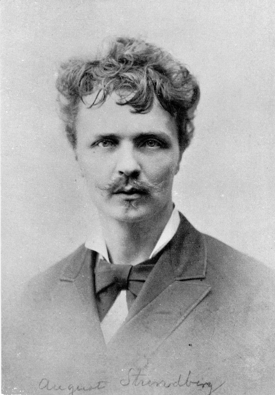 August Strindberg, 1. ledna 1884 od French Photographer