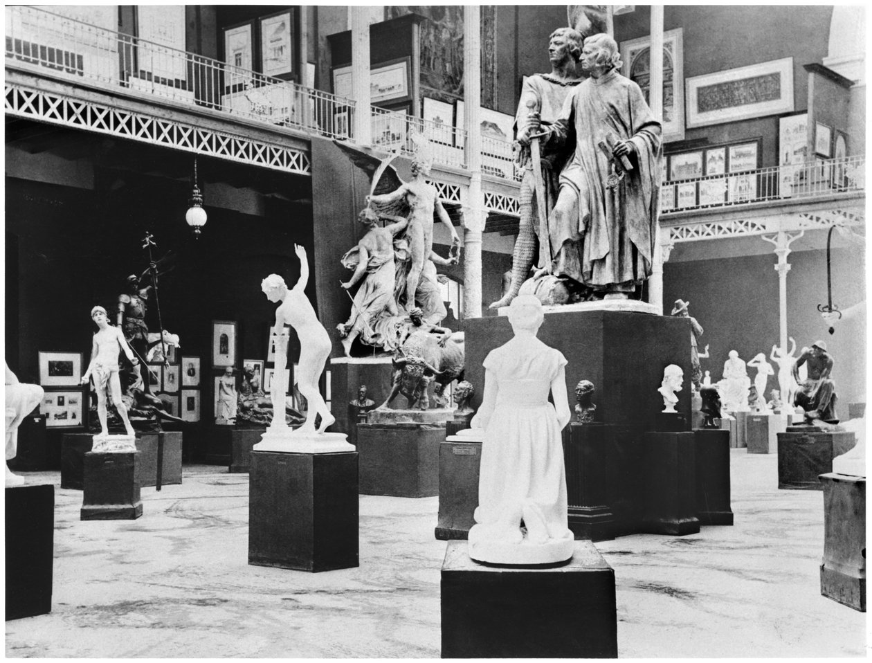 Belgické výtvarné umění na Světové výstavě v Paříži, 1889, od French Photographer