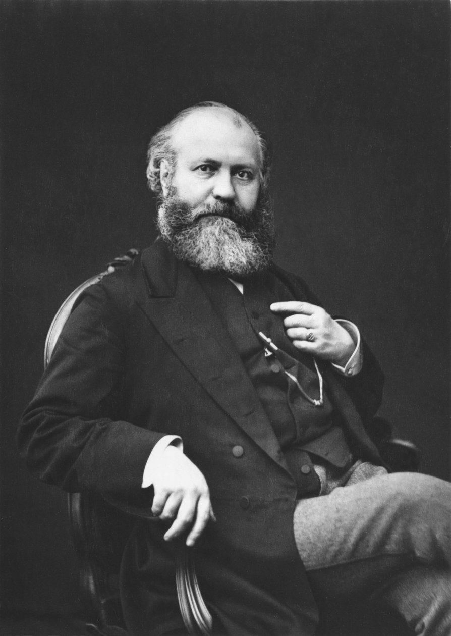 Charles-Francois Gounod (1818-93) koncem 19. století od French Photographer