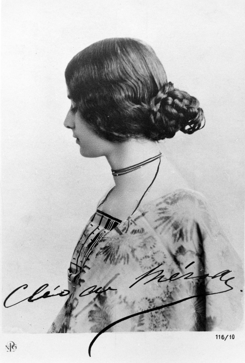 Cleo de Merode, kolem 90. let 19. století od French Photographer