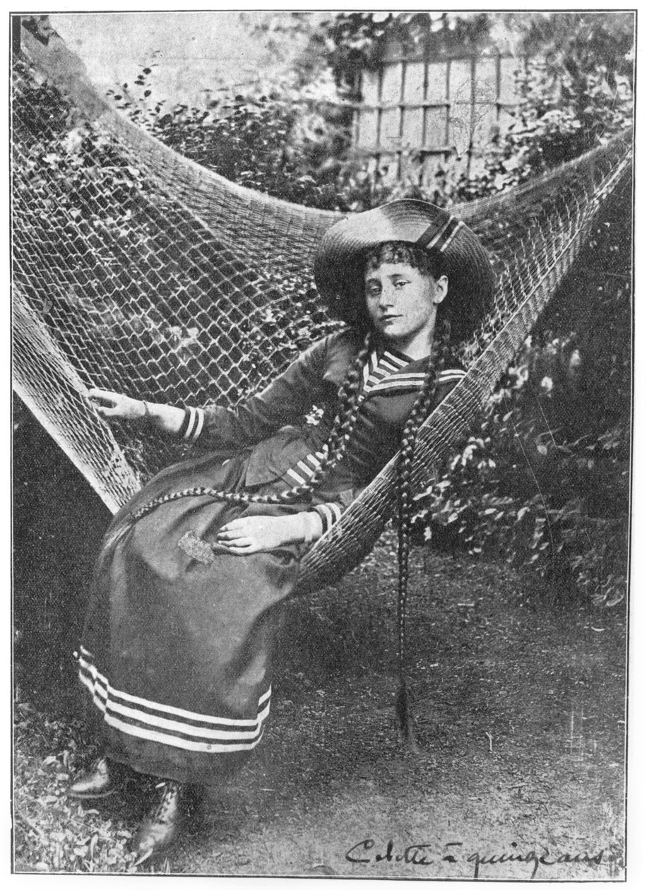 Colette (1873-1954), 15 let, 1888 od French Photographer