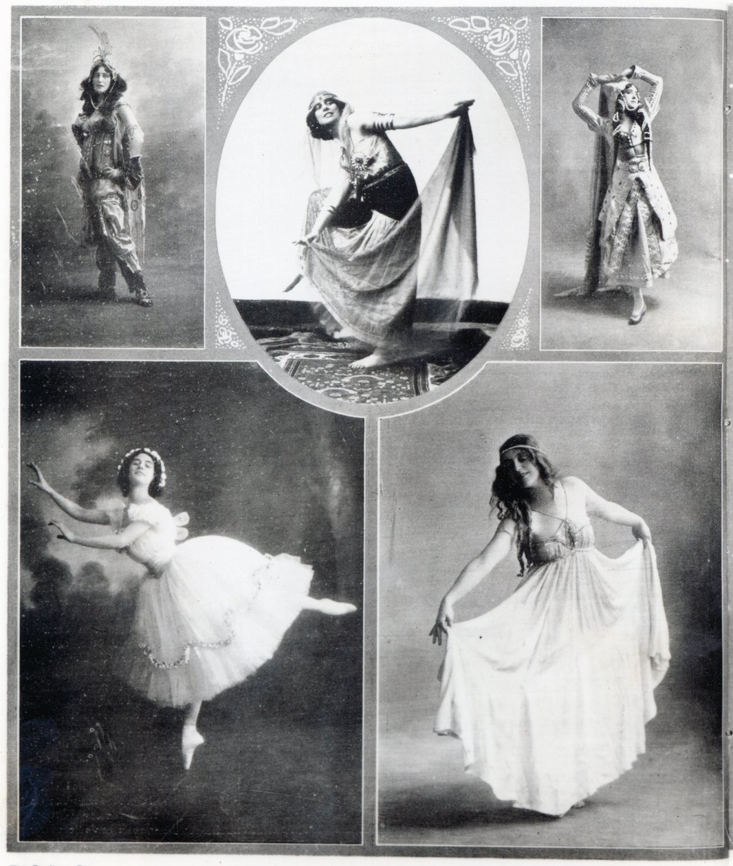 Pět baletních tanečníků od French Photographer