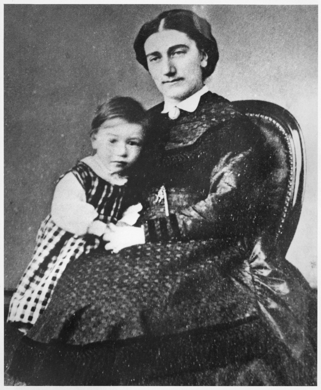 Madame Gide s Andre Gide, 1872 od French Photographer
