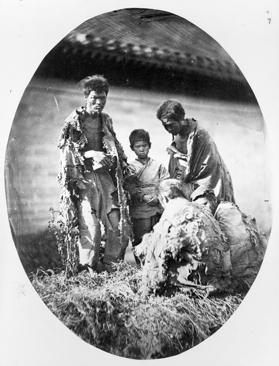 Bída v Číně, kolem roku 1875 od French Photographer
