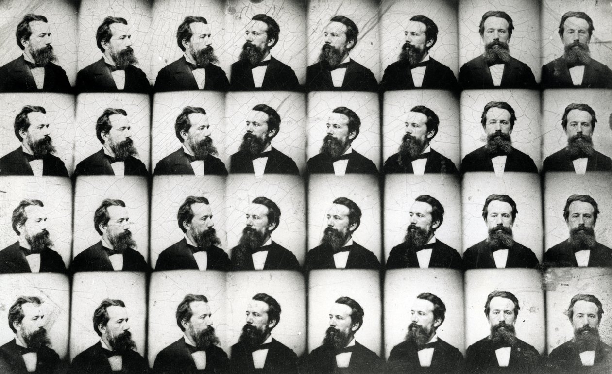 Více portrétů muže (ferotypie) od French Photographer