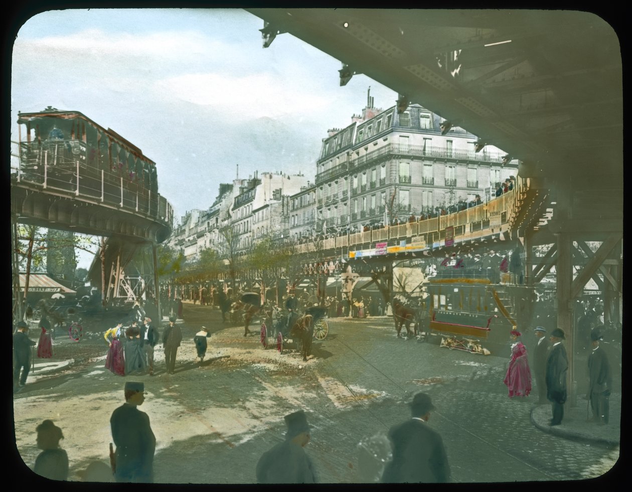 Pařížská expozice: Rolling Platform, 1900 (skluz s lucernou) od French Photographer