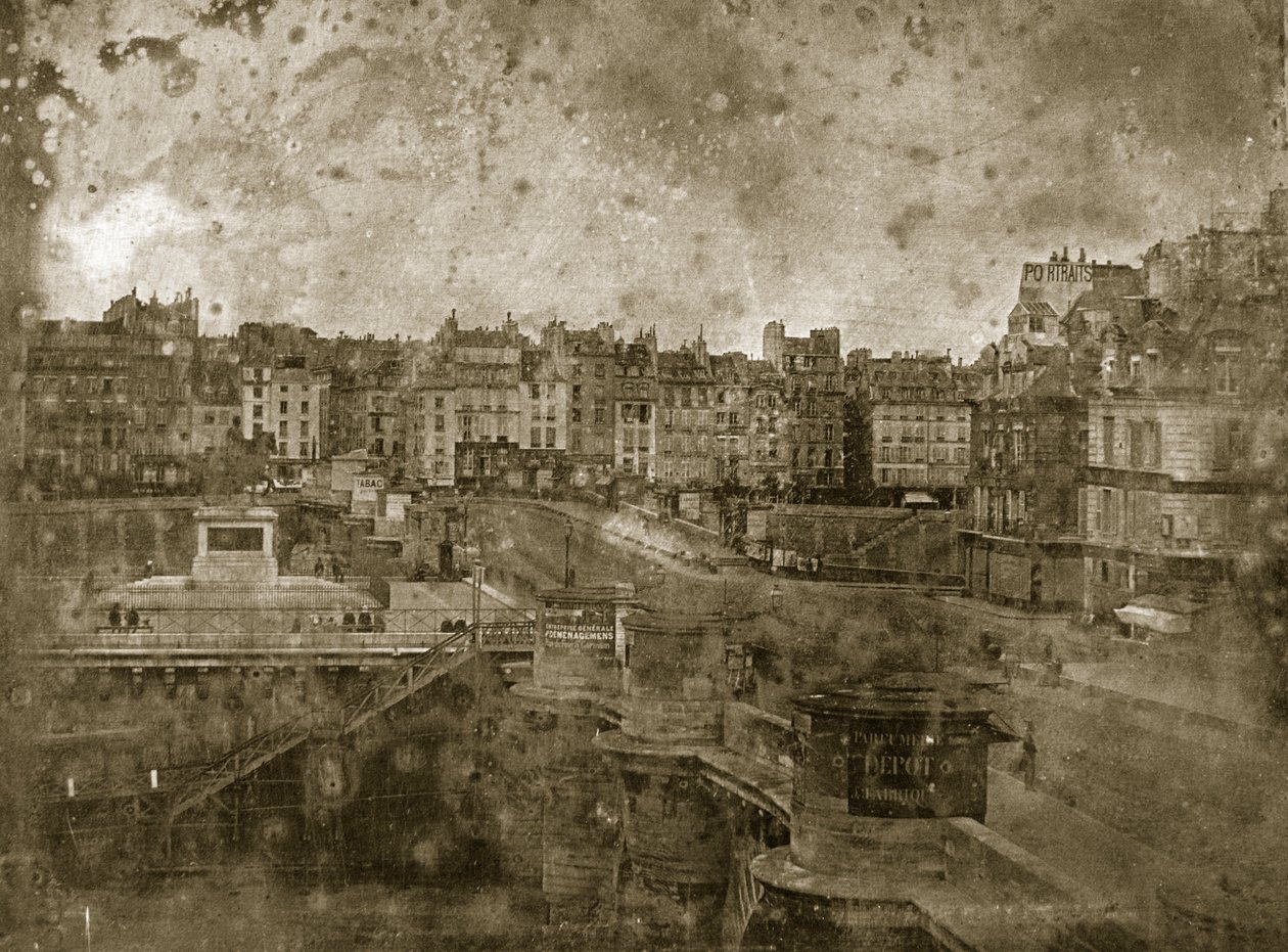 Pont Neuf, Paříž, cca 1841 od French Photographer