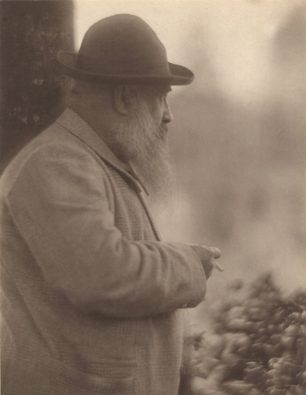 Portrét Clauda Moneta (1841-1926) 27. srpna 1905 od French Photographer