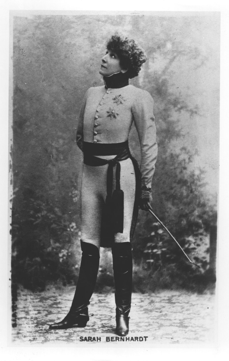 Sarah Bernhardt (1844-1923) v LAiglonu od Edmonda Rostanda (1868-1918) 1900 od French Photographer