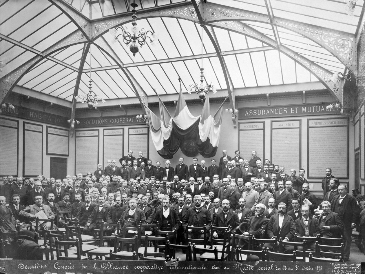 Druhý kongres Mezinárodní družstevní aliance, 31. října 1895 od French Photographer