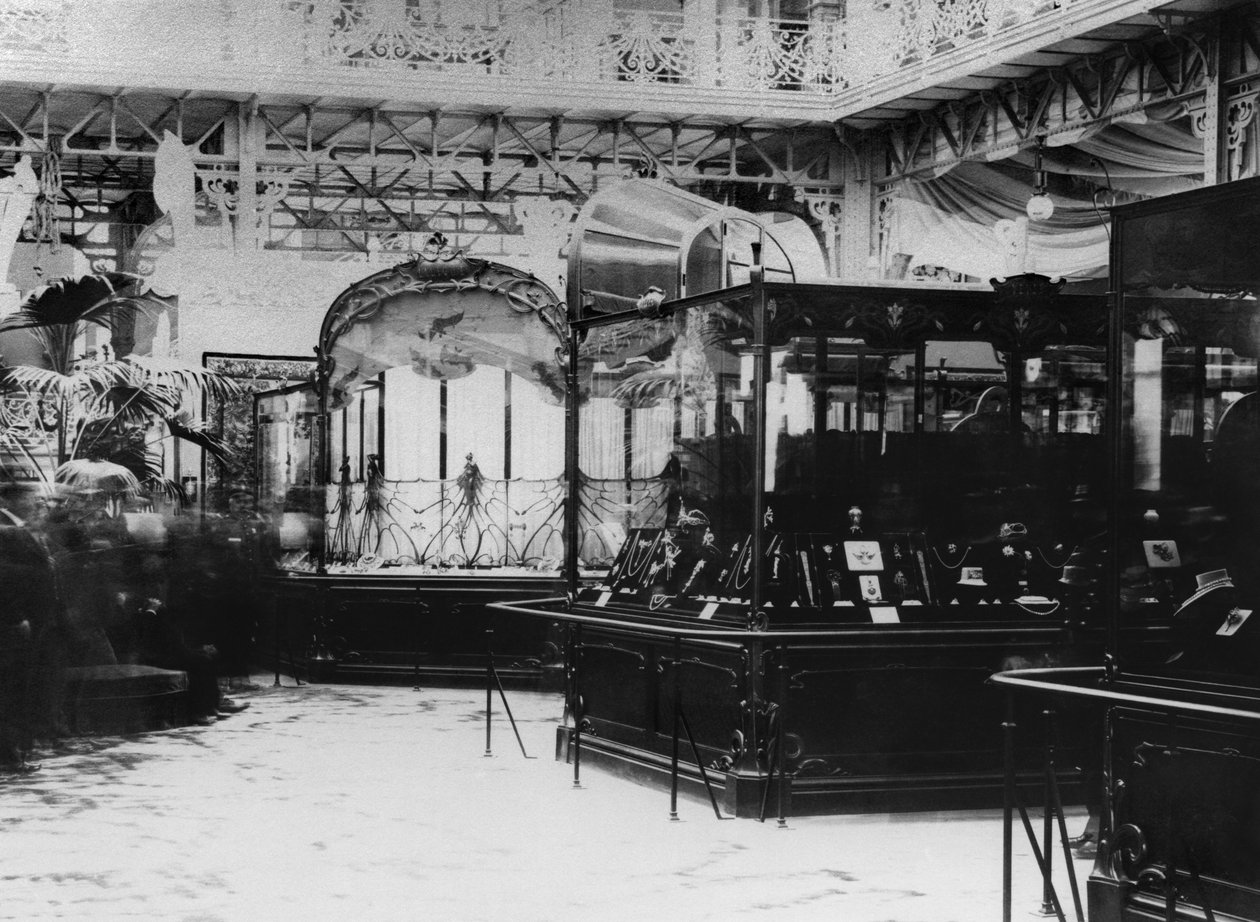 Galerie Samuela Binga vystavuje Reného Laliqua (1860-1945) na Světové výstavě v Paříži, 1900. od French Photographer