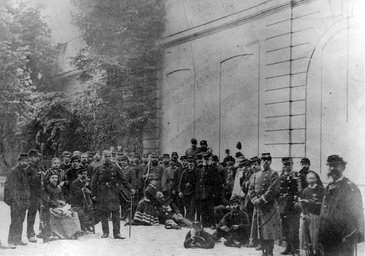Vojska Pařížské komuny, 1871 od French Photographer