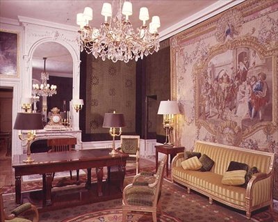 Přijímací místnost v Grand Trianon od French School