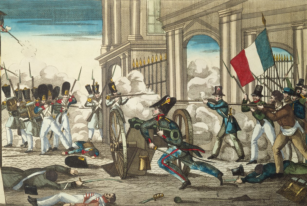 Akt odvahy, 28. července 1830 od French School