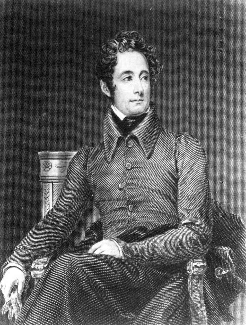 Alphonse de Lamartine od French School
