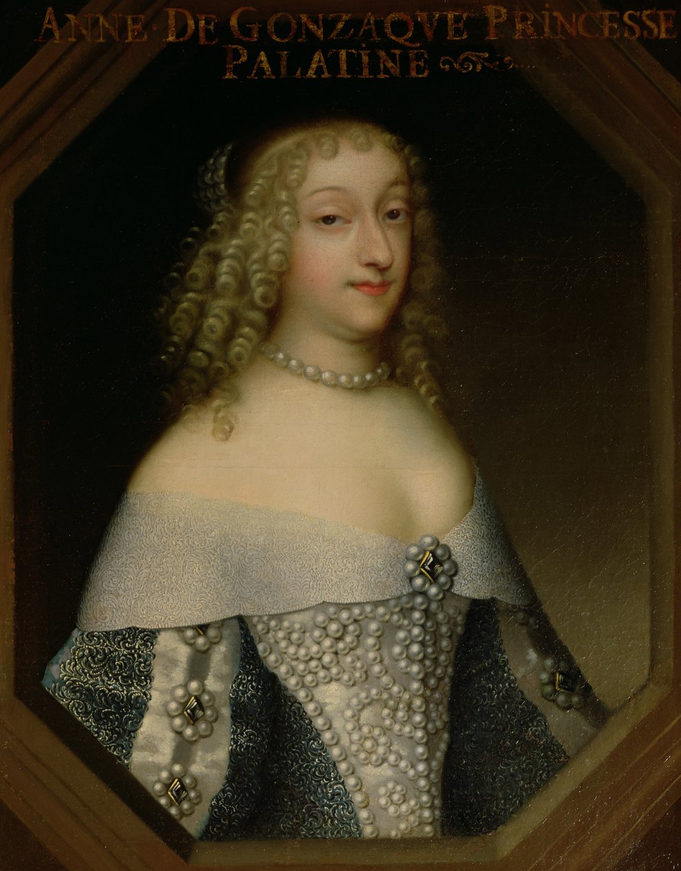 Anne de Gonzaga (1616-84) princezna Palatine od French School