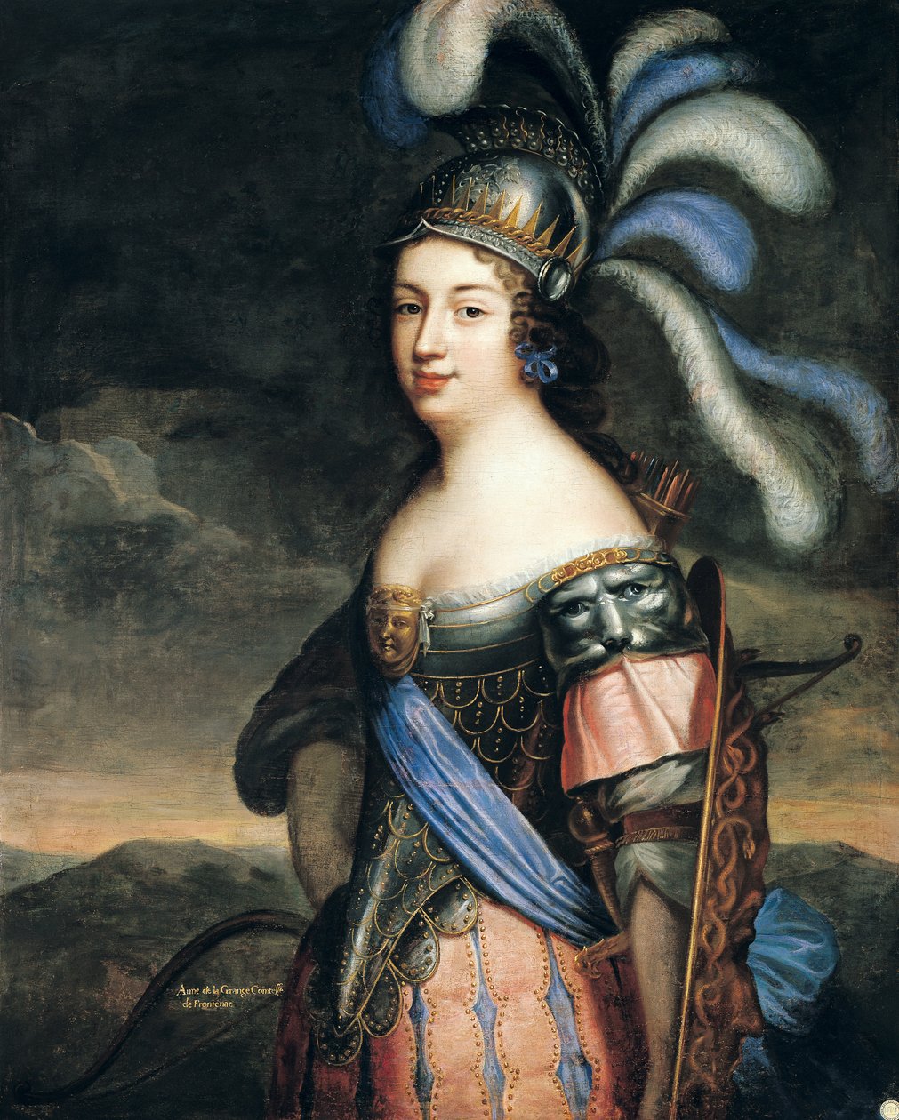 Anne de La Grange-Trianon (1632-1707) hraběnka z Palluau a Frontenac od French School