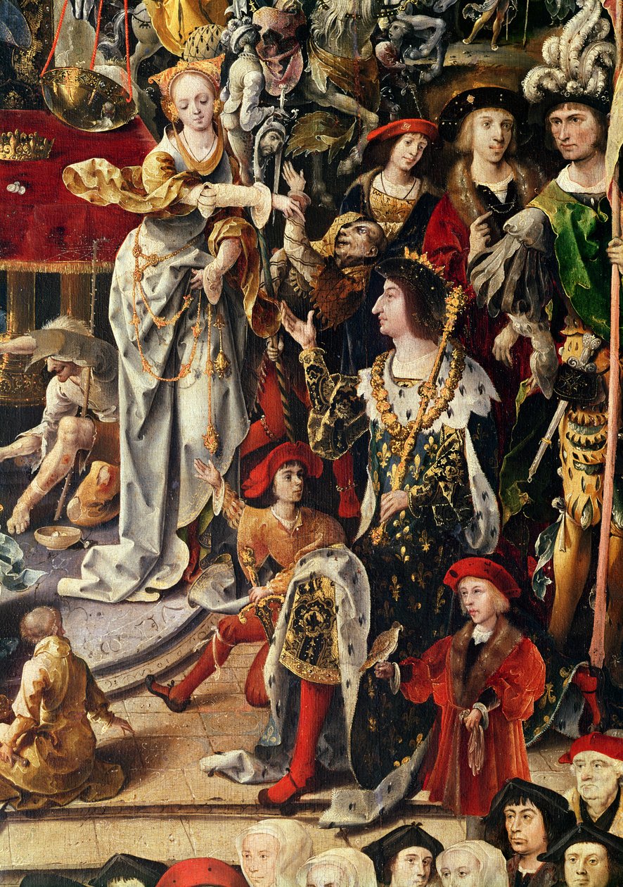 Au Juste Poids Veritable Balance (skutečná váha, skutečné váhy) 1518 (detail 219598) od French School