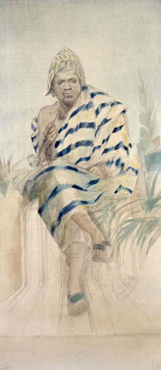 Behanzin (1844-1906) Poslední král Dahomey od French School