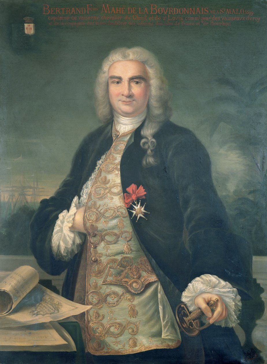 Bertrand-Francois Mahe de la Bourdonnais (1699-1753) od French School