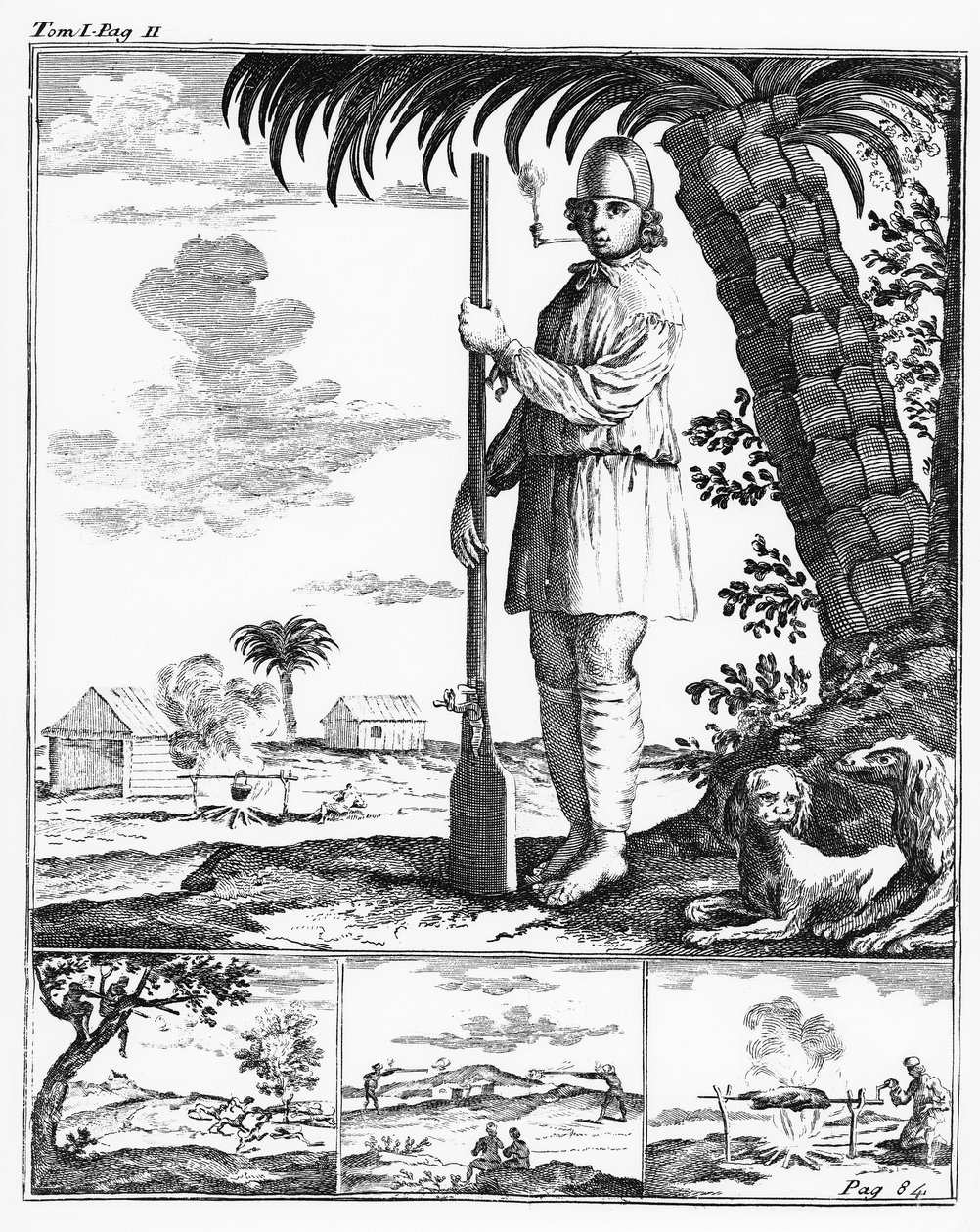 Bukanýr v Západní Indii, 1686 od French School