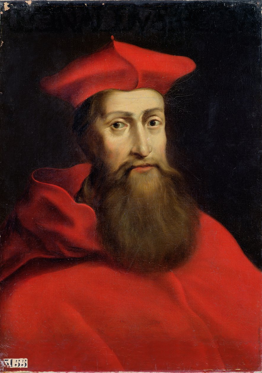 Kardinál Reginald Pole (1500-58) arcibiskup z Canterbury od French School
