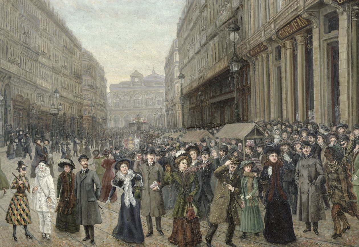 Karneval v Lille (detail 26196) od French School