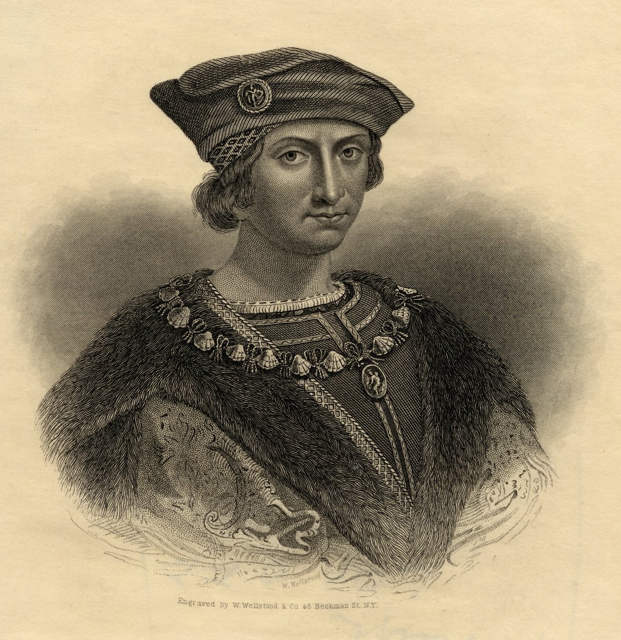 Karel VIII. (1470-98) francouzský král od French School