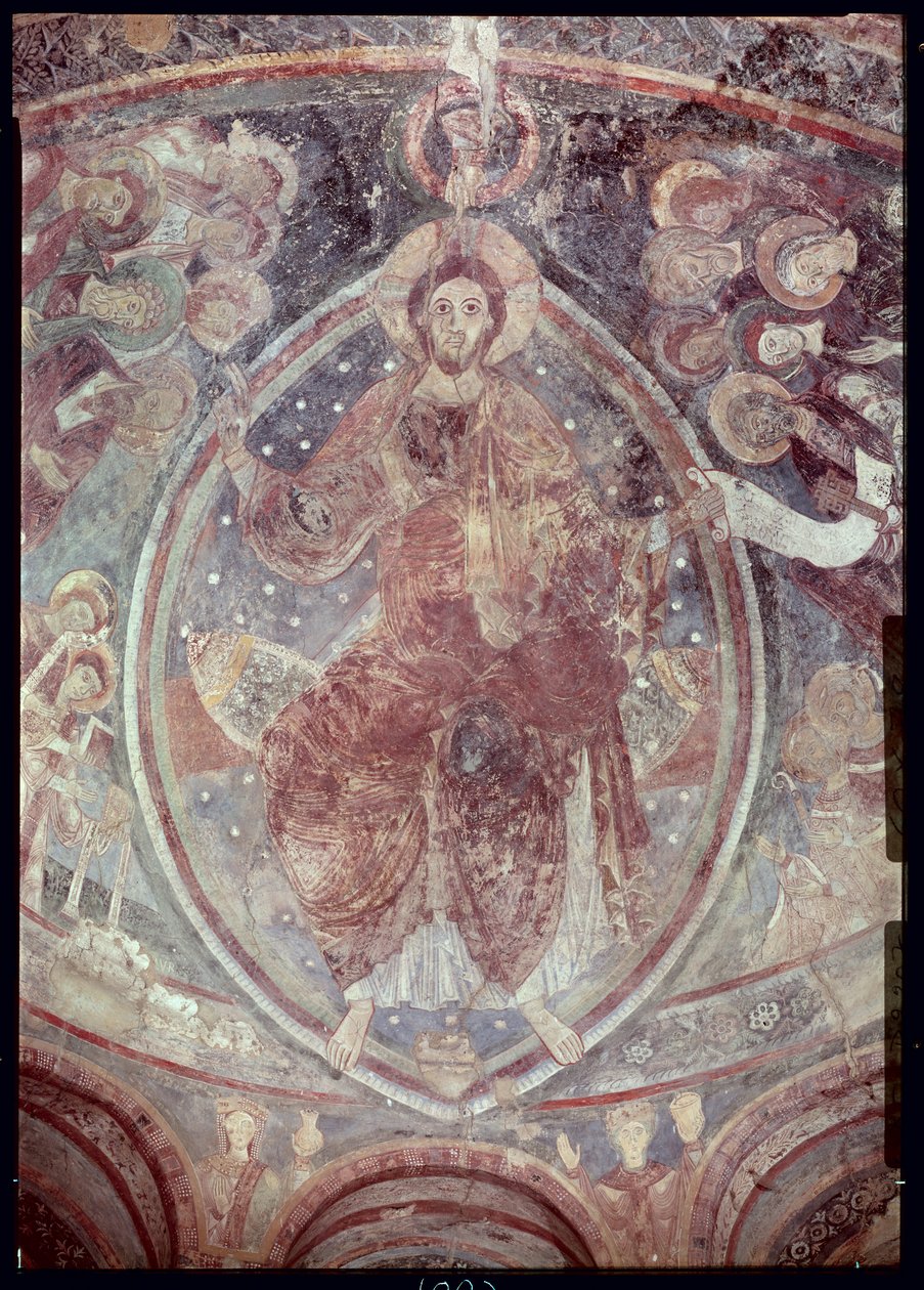 Kristus Pantokrator, z apsidy od French School