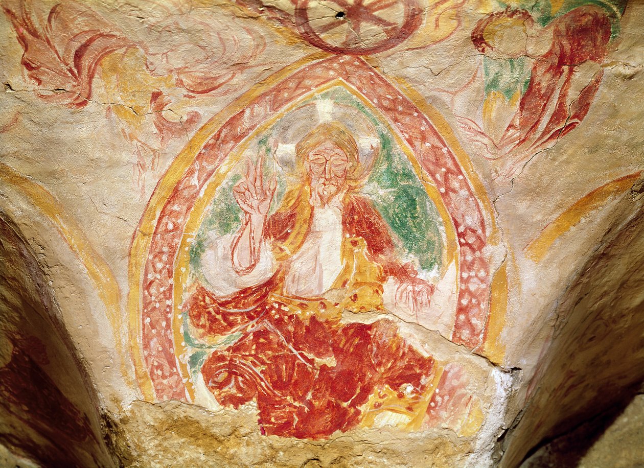 Kristus ve velebnosti od French School