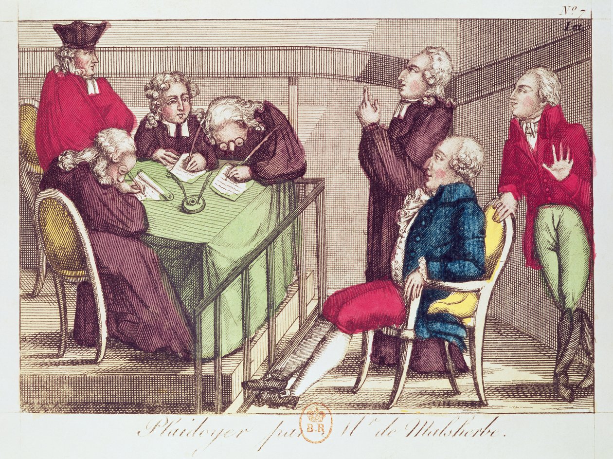 Obranná řeč pana de Malesherbes (1721-94) 26. prosince 1792 během procesu s králem Ludvíkem XVI. (1754-93) od French School