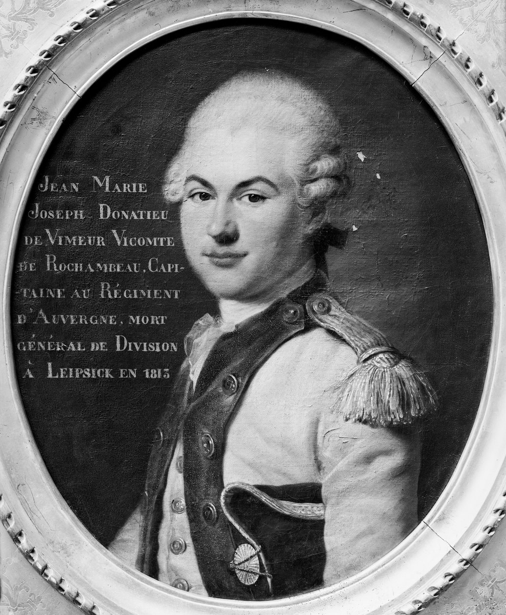 Donatien Marie Joseph de Vimeur (1755-1813) Vicomte de Rochambeau od French School