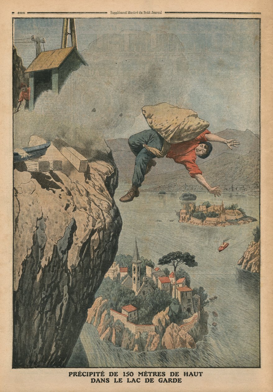 Falling in Lake Garda, ilustrace z 