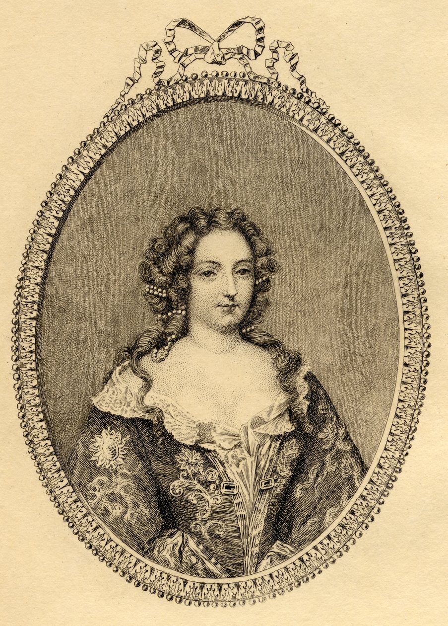 Francoise Athenais de Rochechouart (1641-1707) markýza de Montespan od French School