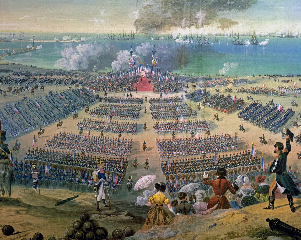 Inspekce vojsk v Boulogne, 15. srpna 1804 od French School