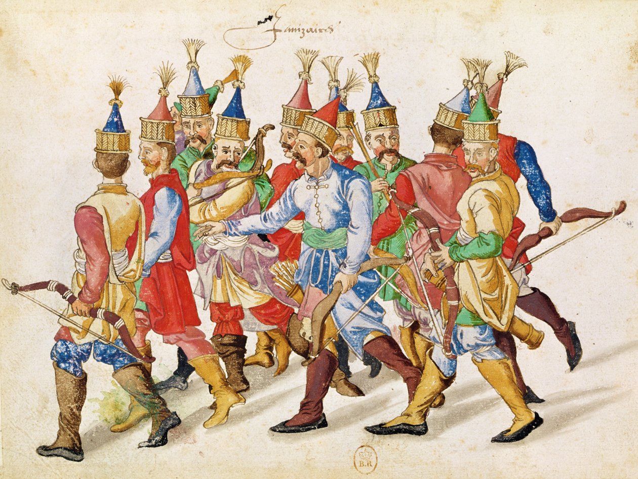 Janičáři, 1583 od French School