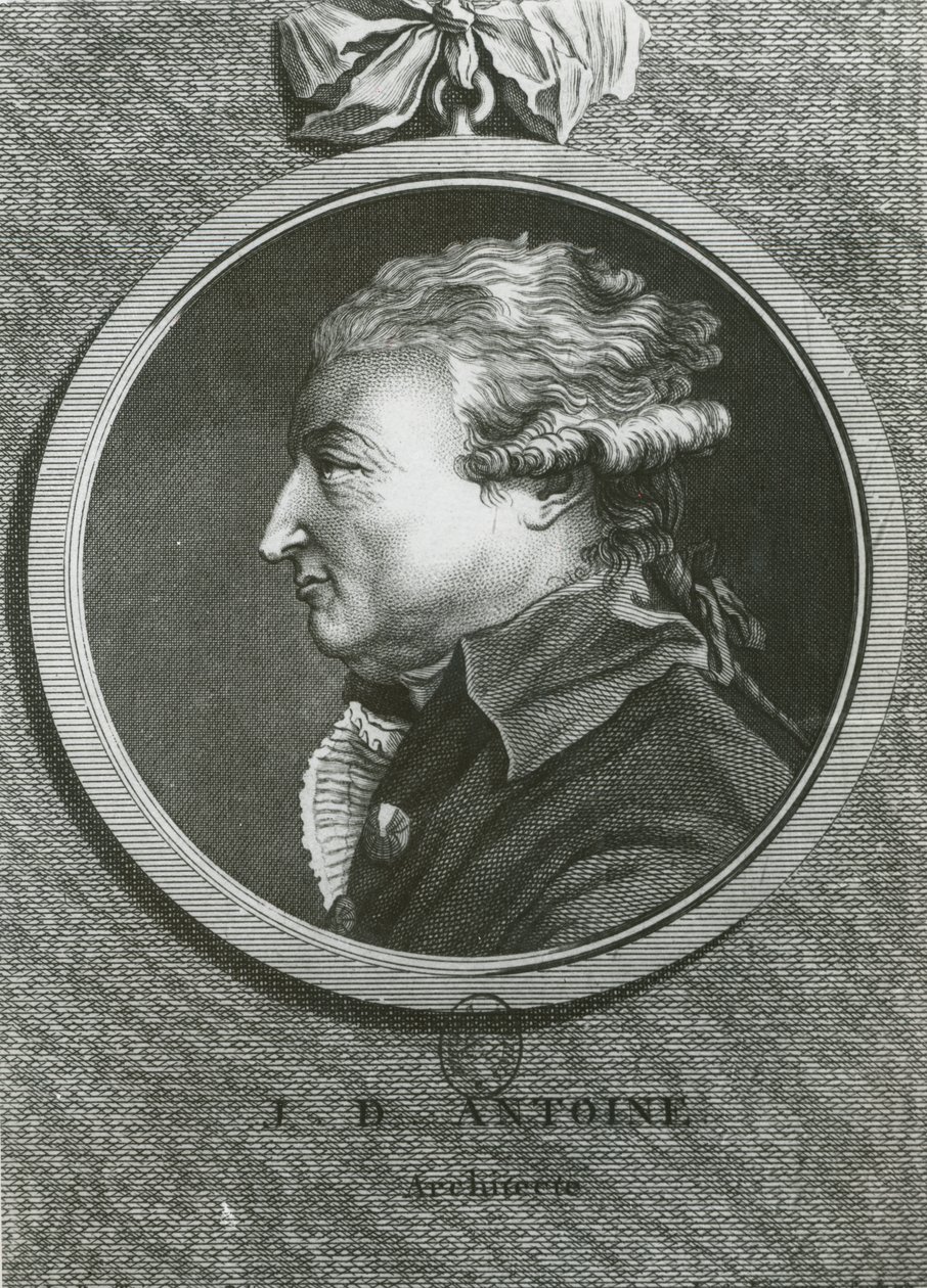 Jean Denis Antoine (1733-1801) architekt, vyryl Louis Simon Lemepereur (1728-1807) od French School