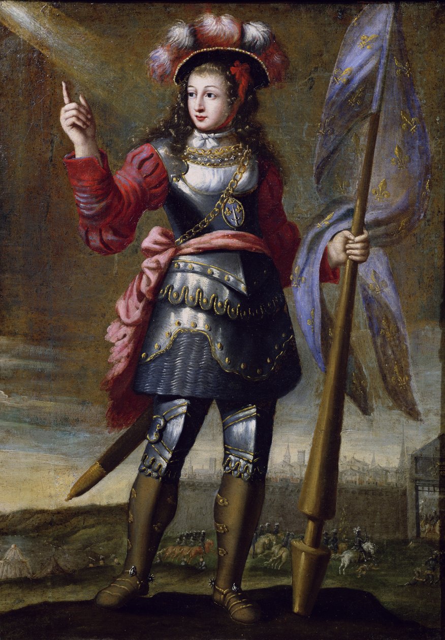 Johanka z Arku (1412-31) Před Orleánem od French School