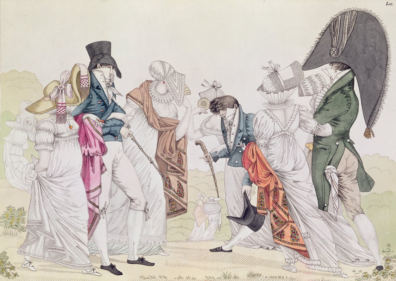 "Les Invisibles", asi 1807 od French School