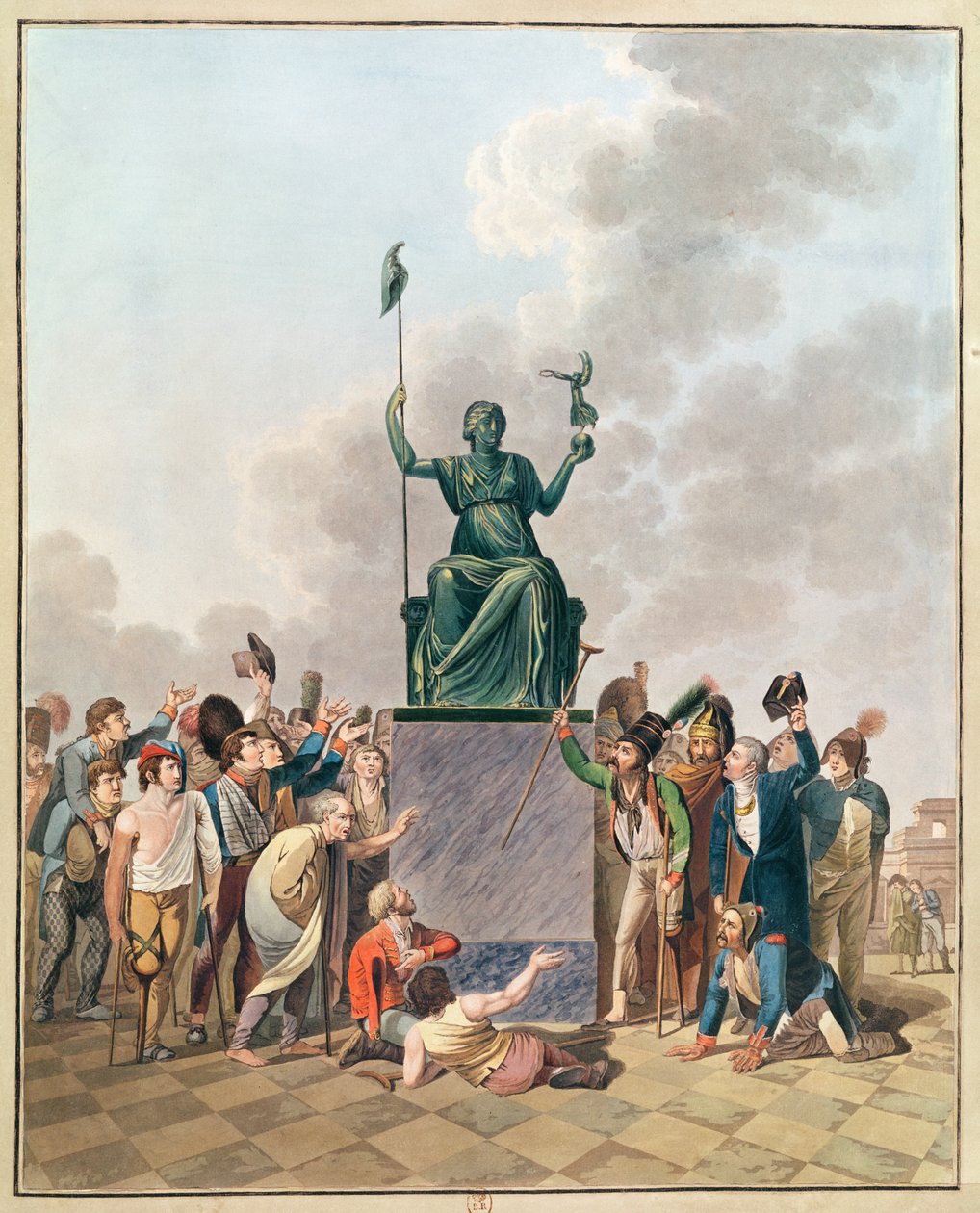Liberty, 10. listopadu 1793 od French School
