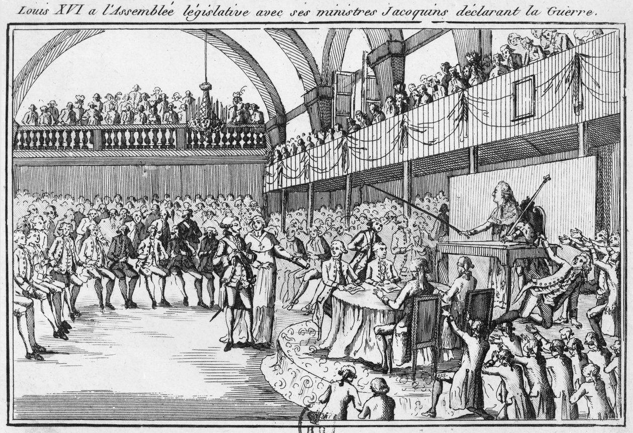 Ludvík XVI. vyhlásil 20. dubna 1792 Rakousku válku od French School