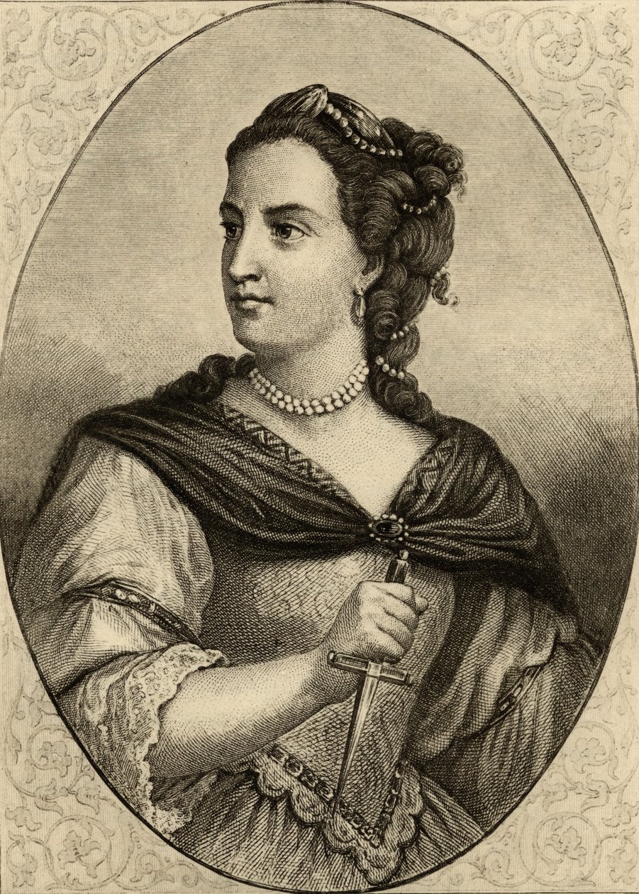 Mademoiselle Clairon (1723-1803) od French School