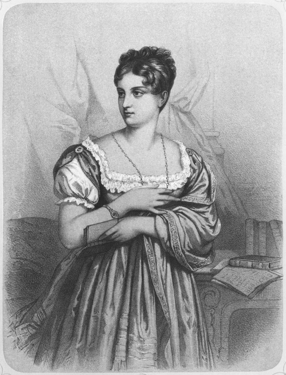 Mademoiselle George, ryl J. Champagne od French School
