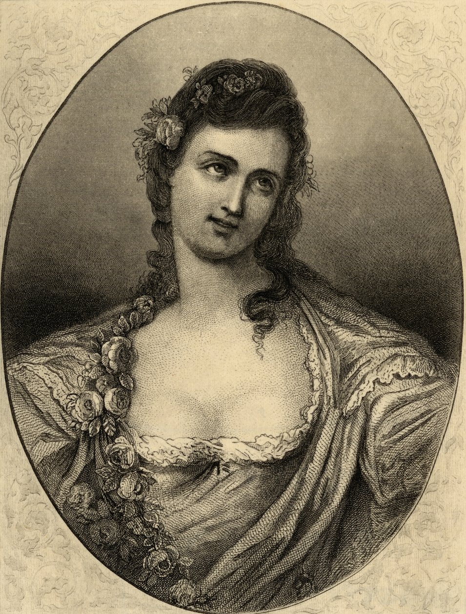 Slečna Sophie Arnould (1740-1802) od French School