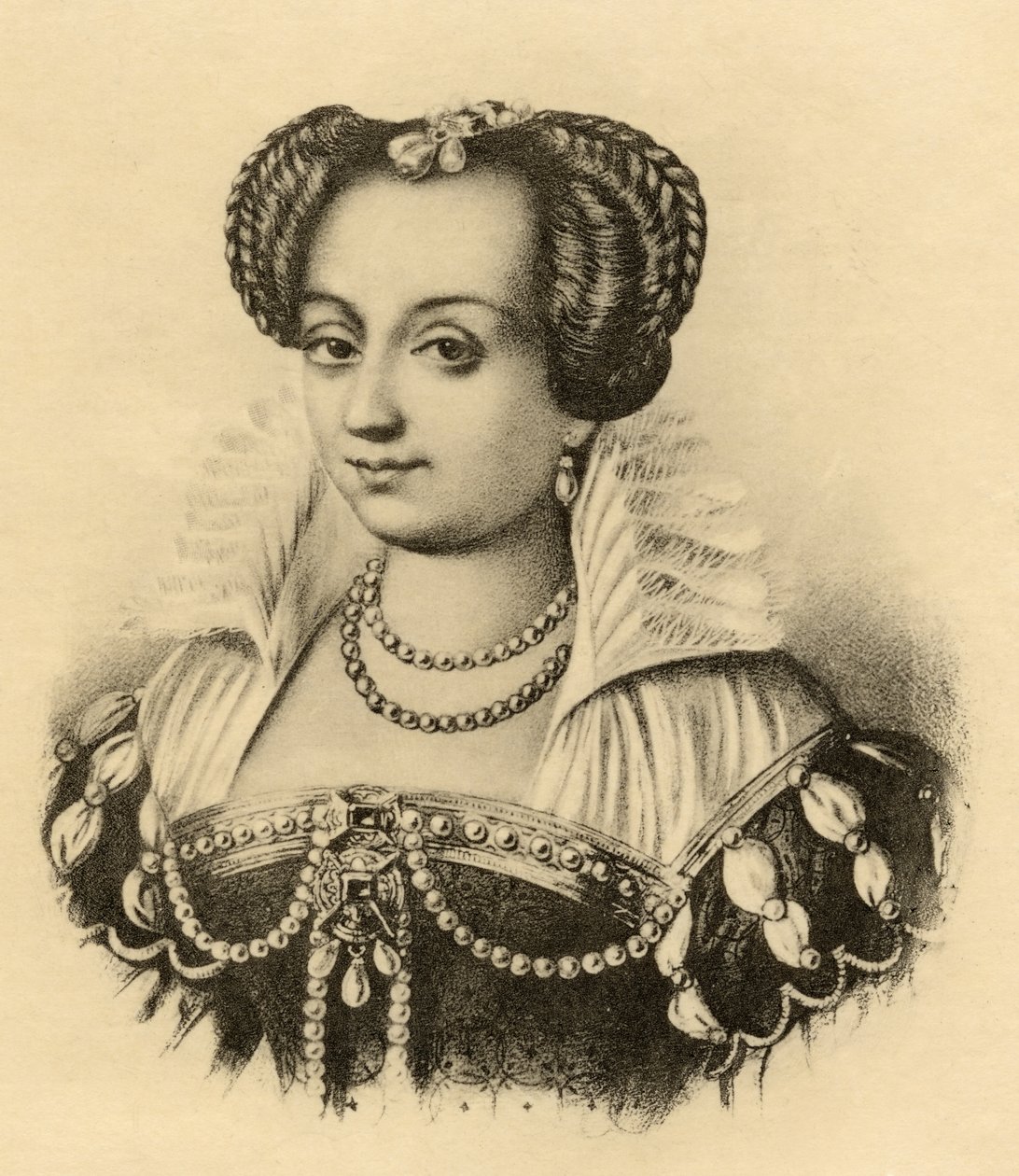 Marguerite de Valois (1553-1615) od French School