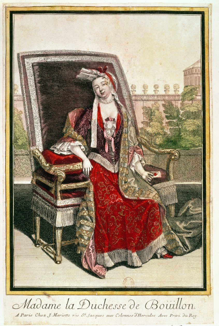 Marie-Anne Mancini (1646-1714) vévodkyně z Bouillonu od French School