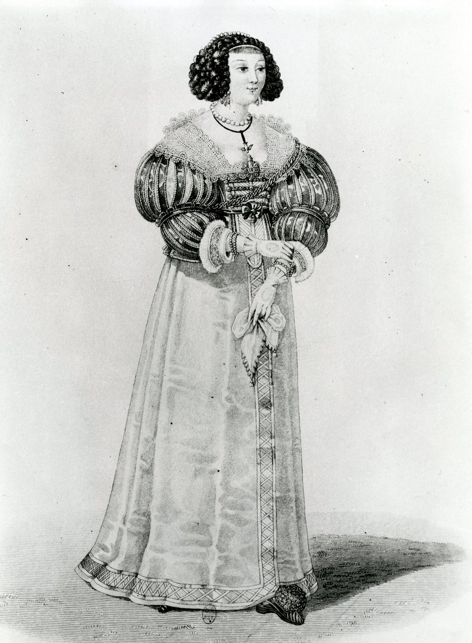 Marie-Louise Motier de La Fayette (1615–1665) od French School
